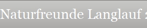 Naturfreunde Langlauf 2019